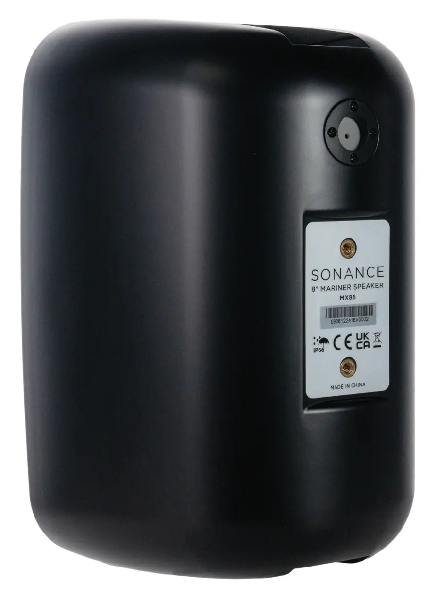 Sonance MX86 Mariner 8-Inch Black Outdoor Speakers