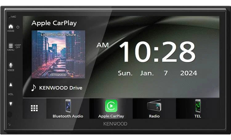 Kenwood DMX5710S Maestro/SiriusXM-Ready 6.8" Digital Media Receiver with Wireless CarPlay & Android Auto