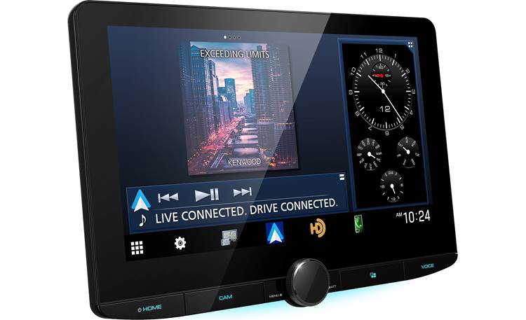 Kenwood DMX1038S Kenwood 10.1" SiriusXM/Maestro-Ready HD Digital Media Receiver with Wireless Apple CarPlay & Android Auto