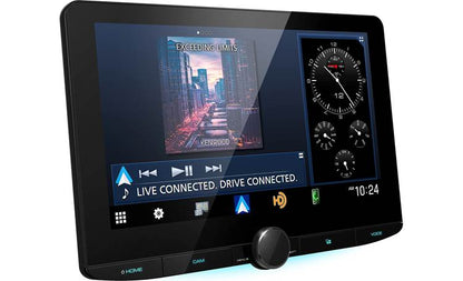 Kenwood DMX1038S Kenwood 10.1" SiriusXM/Maestro-Ready HD Digital Media Receiver with Wireless Apple CarPlay & Android Auto