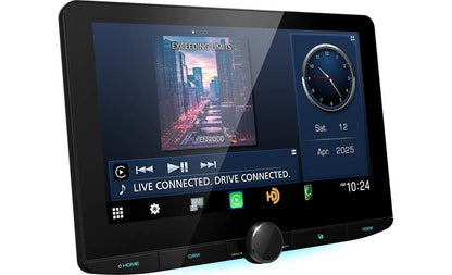 Kenwood DMX1038S Kenwood 10.1" SiriusXM/Maestro-Ready HD Digital Media Receiver with Wireless Apple CarPlay & Android Auto