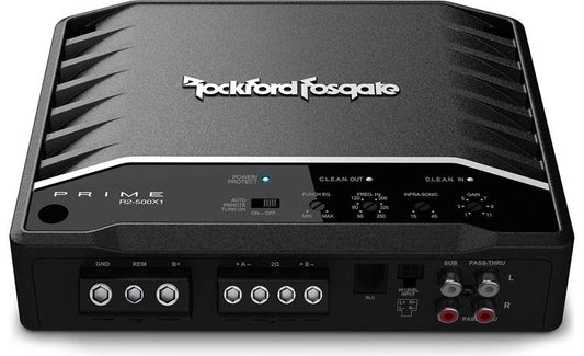 Rockford Fosgate R2-500X1 Prime Series mono subwoofer amplifier